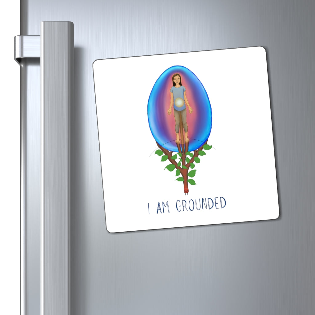 "I AM GROUNDED" Magnets