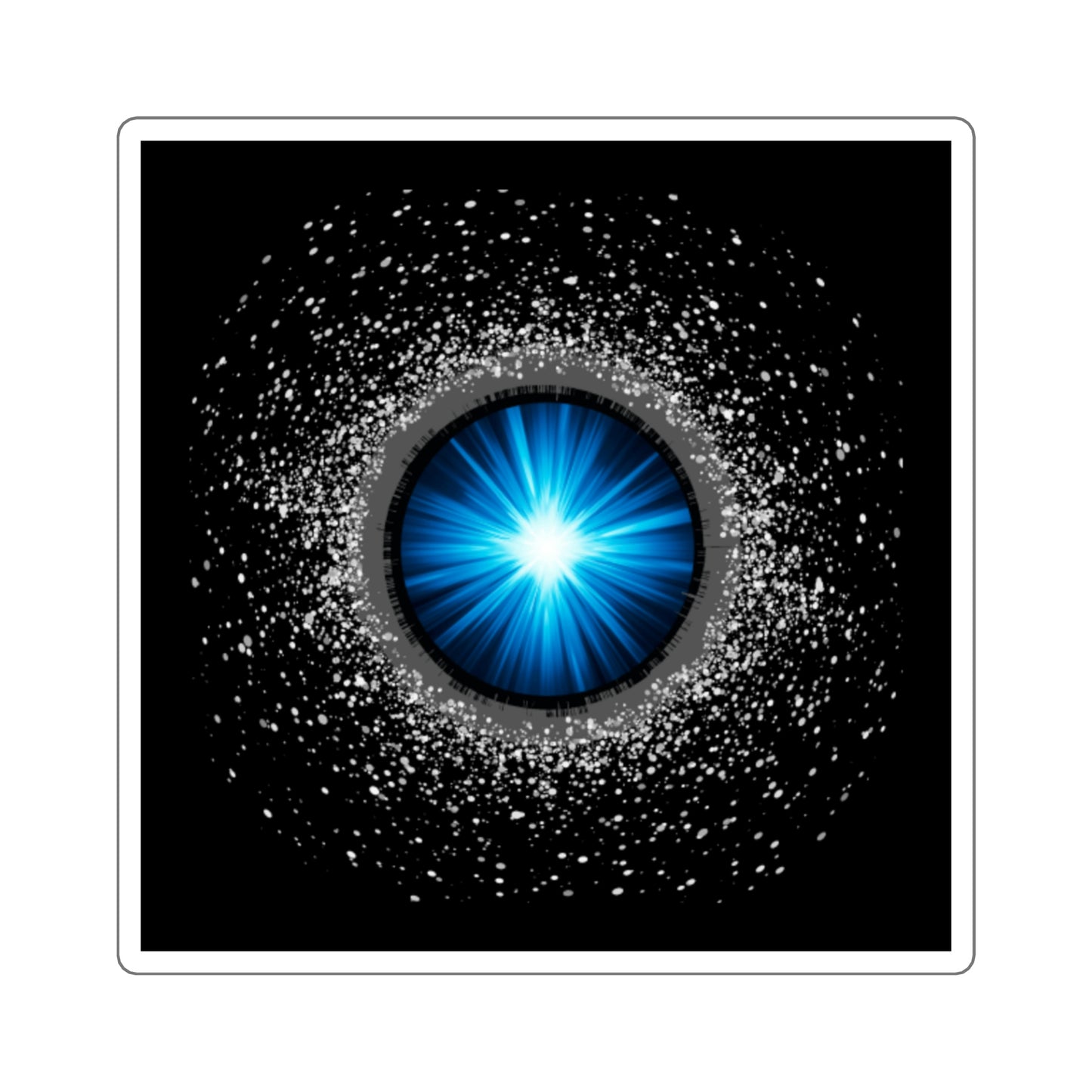 "BLUE BURST" Stickers