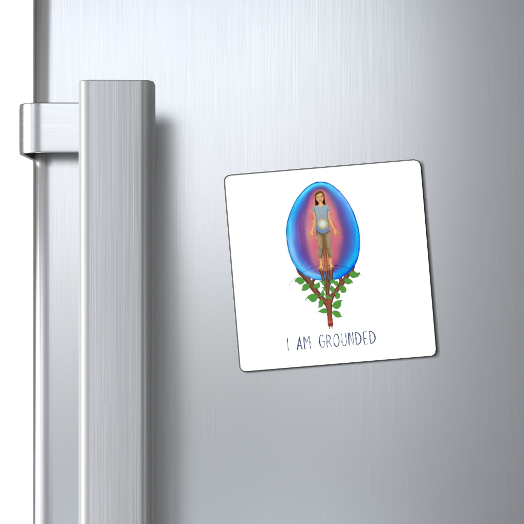 "I AM GROUNDED" Magnets