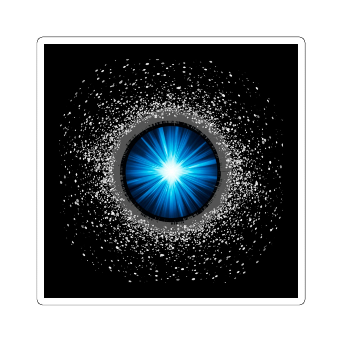 "BLUE BURST" Stickers