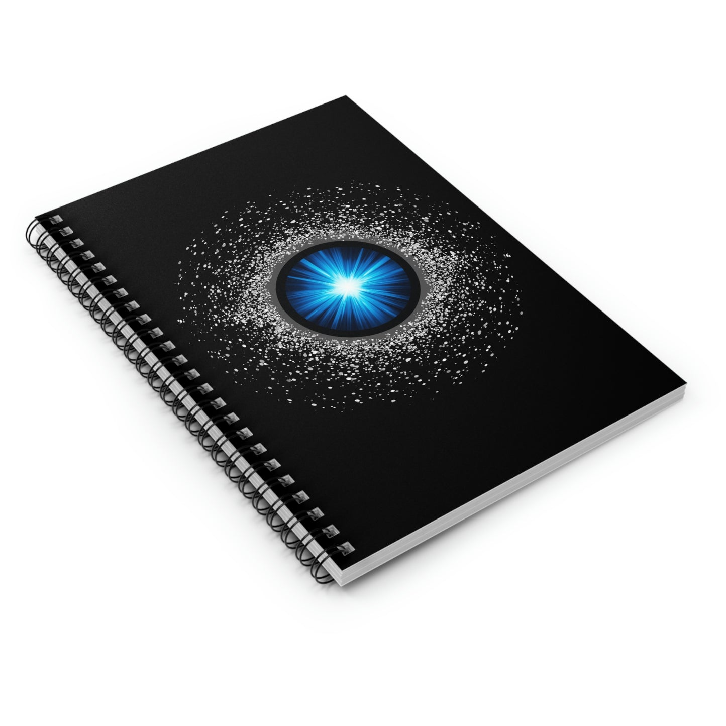 "BLUE BURST" Spiral Notebook (Ruled Line)