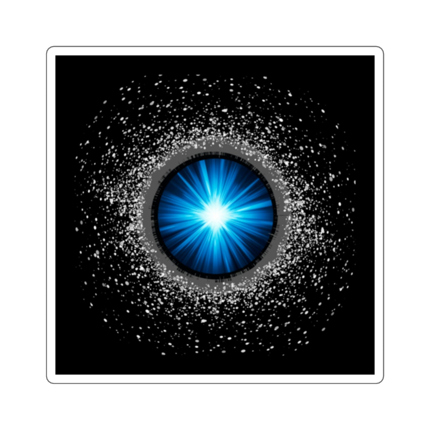 "BLUE BURST" Stickers