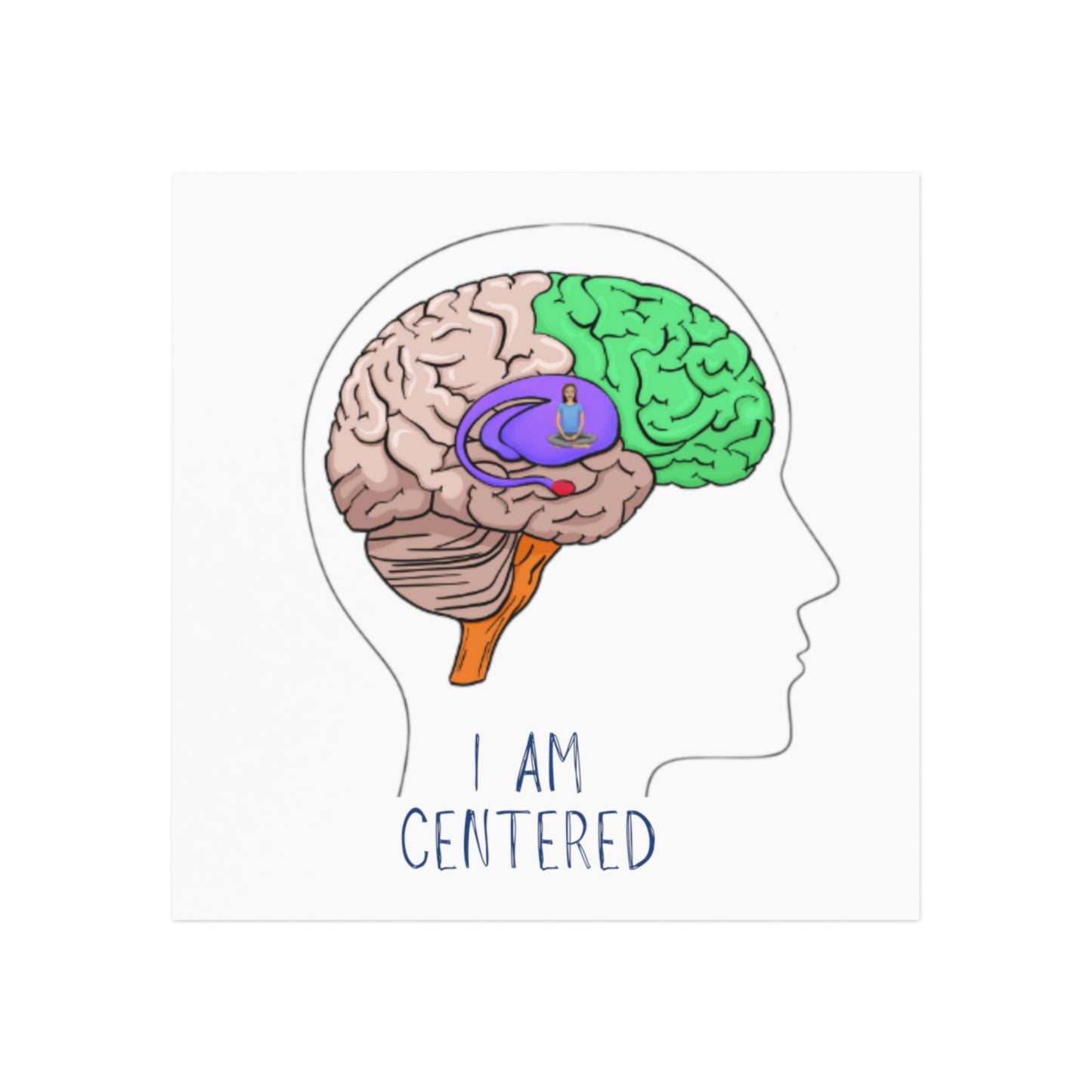 "I Am Centered" Magnet