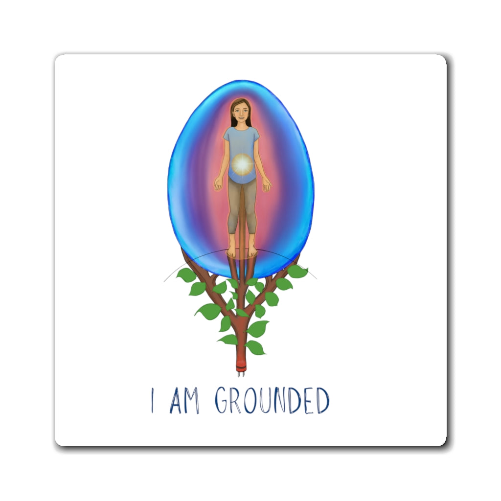 "I AM GROUNDED" Magnets