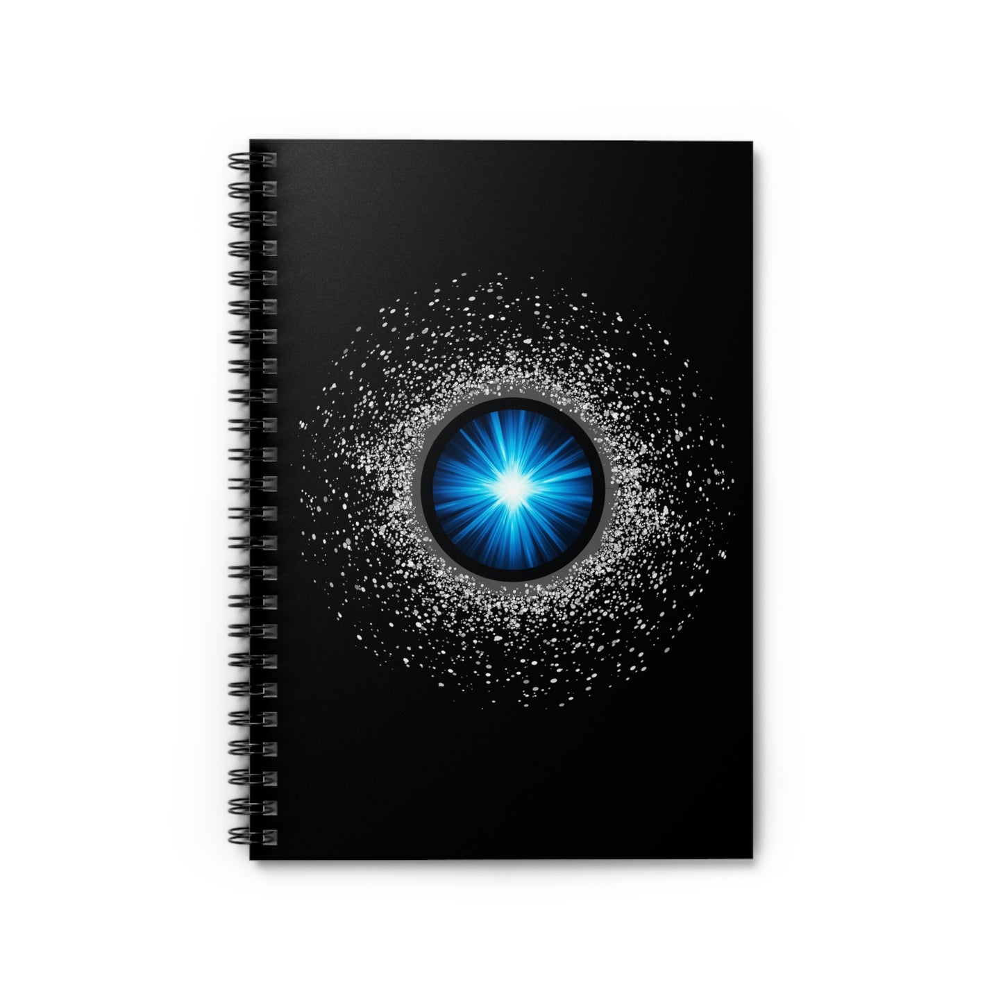 "BLUE BURST" Spiral Notebook (Ruled Line)