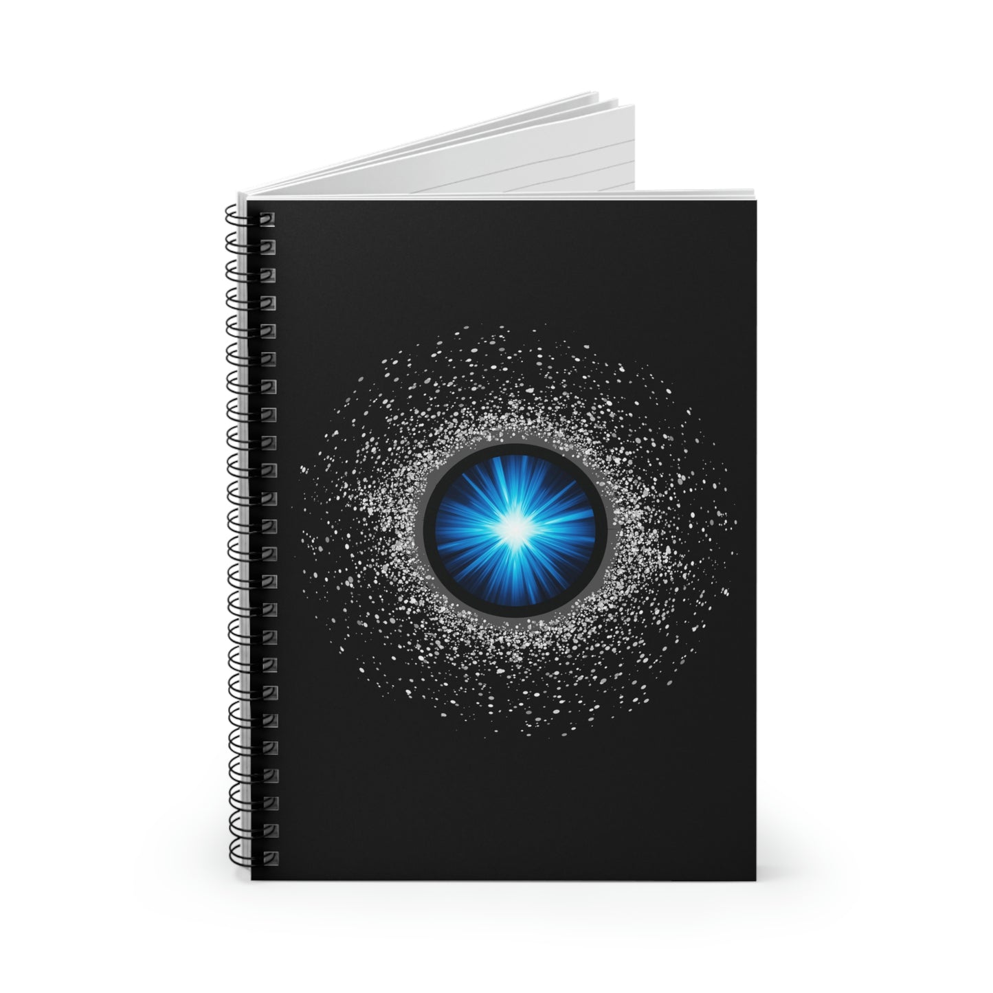 "BLUE BURST" Spiral Notebook (Ruled Line)