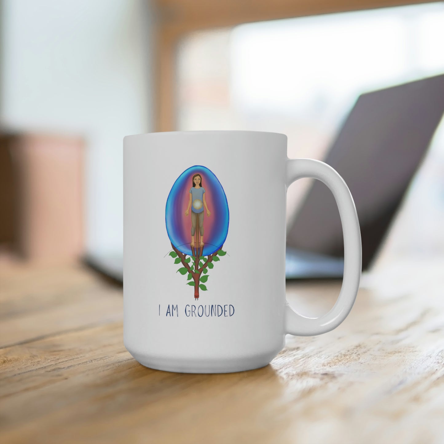 "I AM GROUNDED" Ceramic Mug 15oz